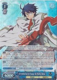 Determination to Change the World, Shiroe (LH/SE20-E32 R) (Alternate Art Foil) [LOG HORIZON] - POKÉ JEUX