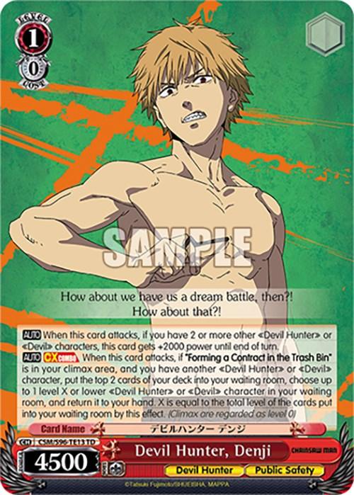 Devil Hunter, Denji (CSM/S96-TE13 TD) [Chainsaw Man] - POKÉ JEUX