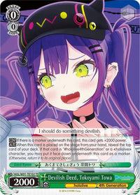 Devilish Deed, Tokoyami Towa (HOL/W91-TE102 TD) [hololive production] - POKÉ JEUX