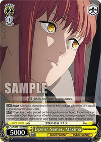 Devils' Names, Makima (CSM/S96-TE06R RRR) [Chainsaw Man] - POKÉ JEUX