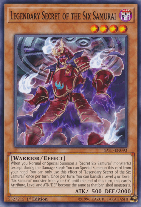 Legendary Secret of the Six Samurai [SAST-EN093] Common - POKÉ JEUX