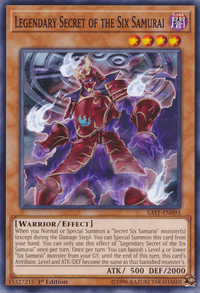 Legendary Secret of the Six Samurai [SAST-EN093] Common - POKÉ JEUX