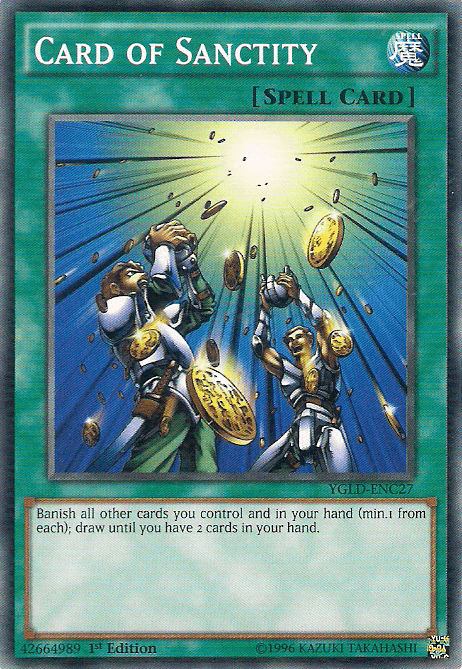 Card of Sanctity [YGLD-ENC27] Common - POKÉ JEUX