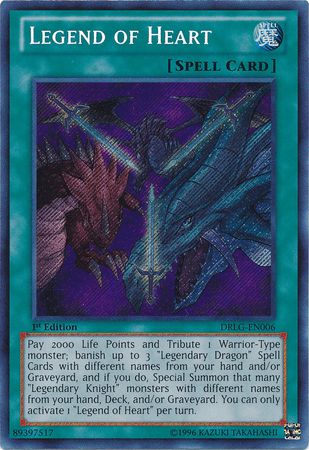 Legend of Heart [DRLG-EN006] Secret Rare - POKÉ JEUX