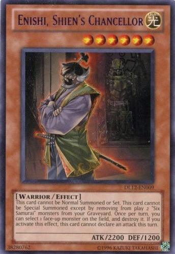 Enishi, Shien's Chancellor (Purple) [DL12-EN009] Rare - POKÉ JEUX