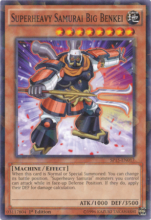 Superheavy Samurai Big Benkei [SP15-EN017] Shatterfoil Rare - POKÉ JEUX