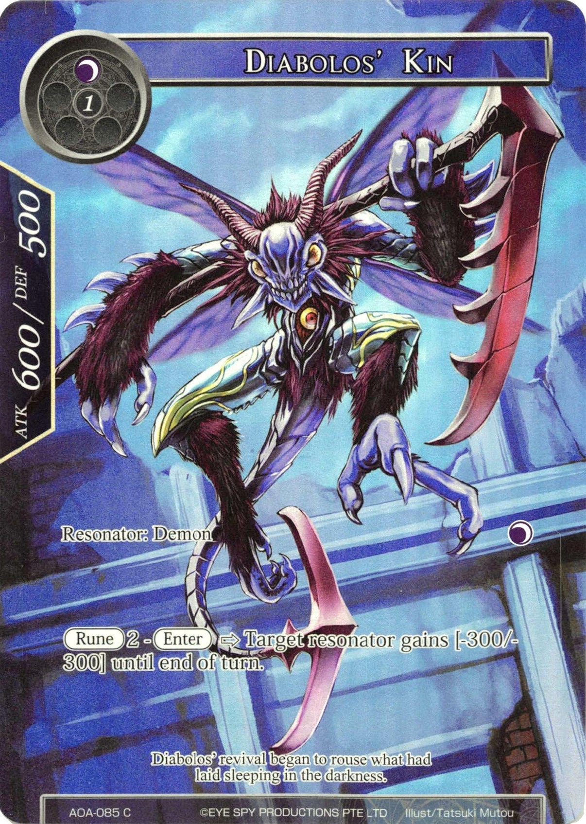 Diabolos' Kin (Full Art) (AOA-085) [Awakening of the Ancients] - POKÉ JEUX