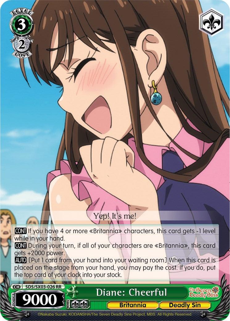 Diane: Cheerful (SDS/SX03-026 RR) [The Seven Deadly Sins] - POKÉ JEUX