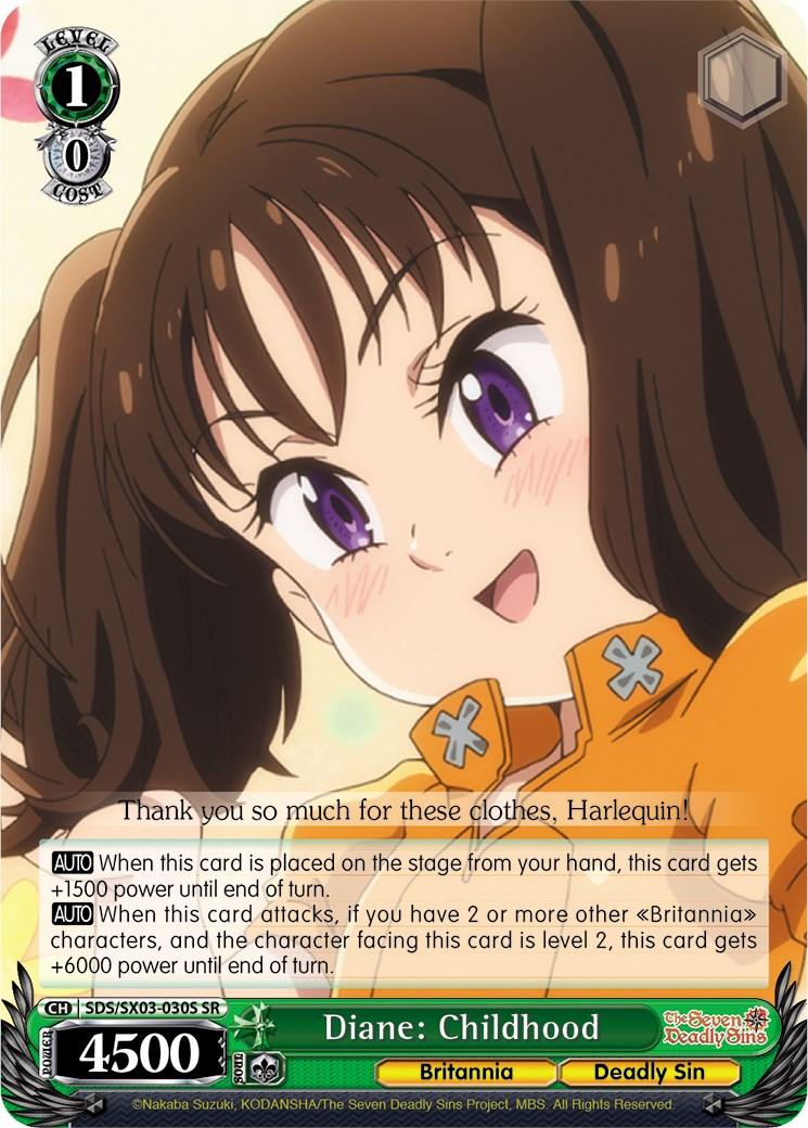Diane: Childhood (SDS/SX03-030S SR) [The Seven Deadly Sins] - POKÉ JEUX