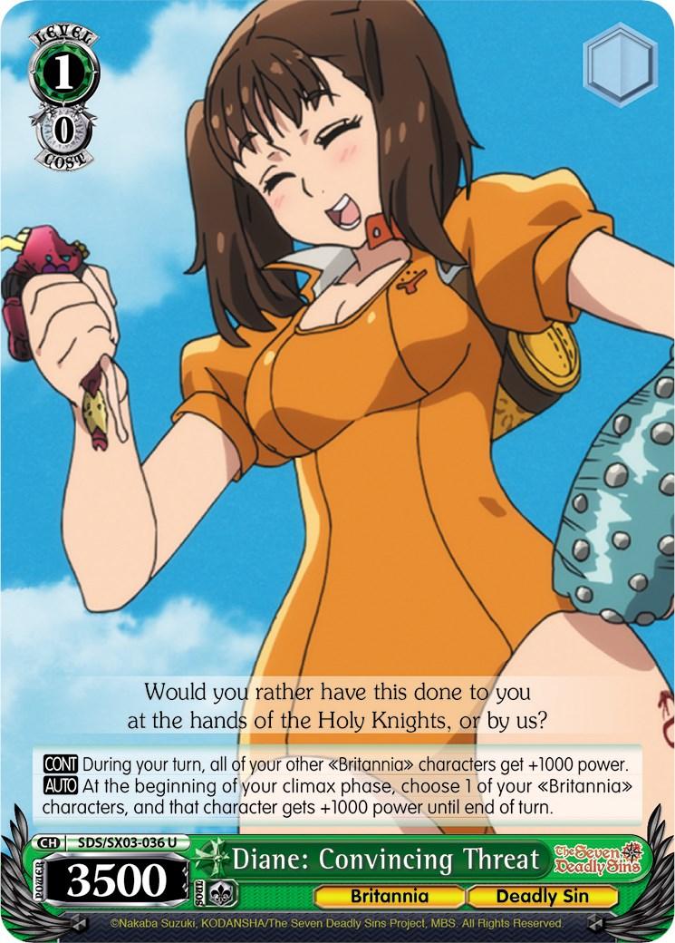 Diane: Convincing Threat (SDS/SX03-036 U) [The Seven Deadly Sins] - POKÉ JEUX