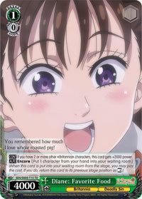 Diane: Favorite Food (SDS/SX03-T15 TD) [The Seven Deadly Sins] - POKÉ JEUX