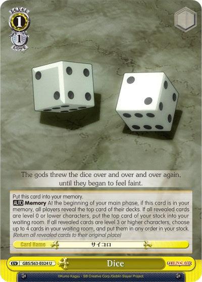 Dice (GBS/S63-E024 C) [Goblin Slayer] - POKÉ JEUX
