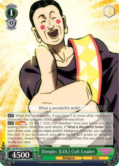 Dimple: (MOB/SX02-025S SR) (LOL Cult Leader) [Mob Psycho 100] - POKÉ JEUX