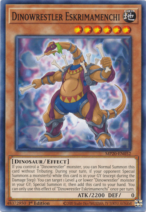 Dinowrestler Eskrimamenchi [MP20-EN052] Common - POKÉ JEUX