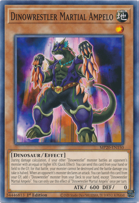 Dinowrestler Martial Ampelo [MP20-EN150] Common - POKÉ JEUX