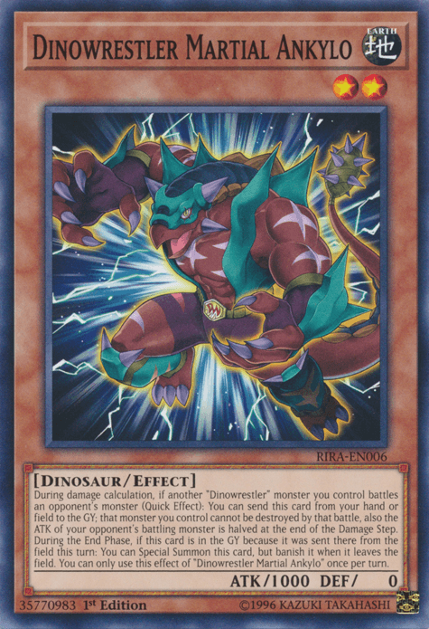 Dinowrestler Martial Ankylo [RIRA-EN006] Common - POKÉ JEUX