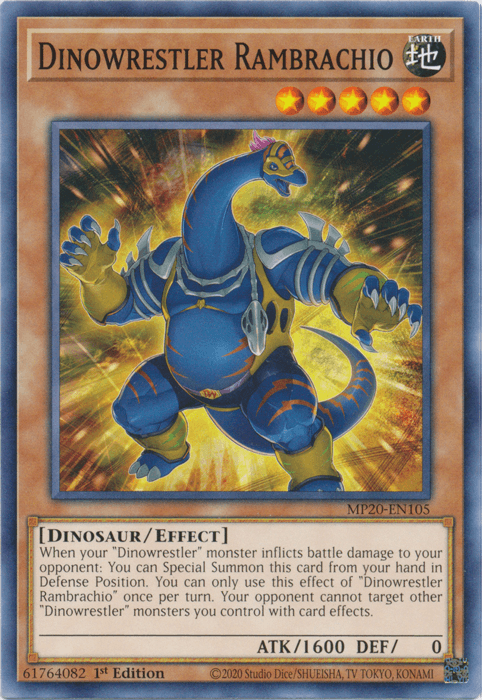 Dinowrestler Rambrachio [MP20-EN105] Common - POKÉ JEUX