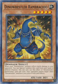 Dinowrestler Rambrachio [MP20-EN105] Common - POKÉ JEUX