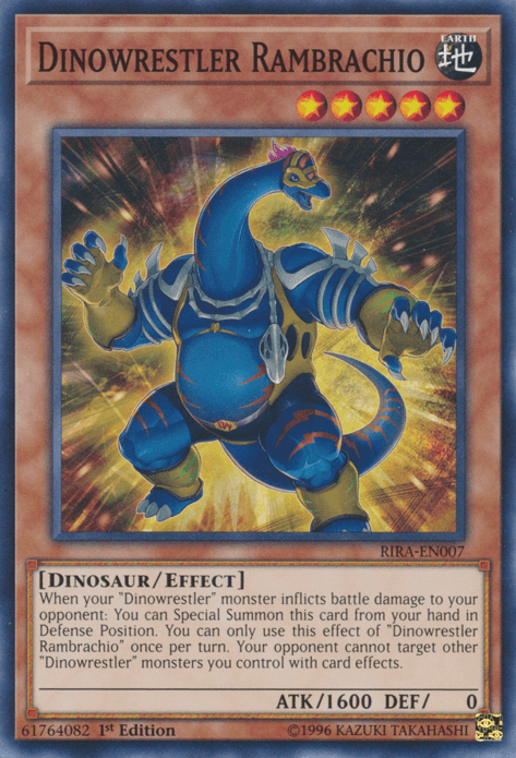 Dinowrestler Rambrachio [RIRA-EN007] Common - POKÉ JEUX
