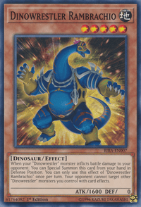 Dinowrestler Rambrachio [RIRA-EN007] Common - POKÉ JEUX