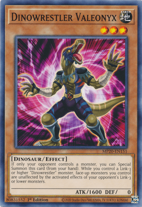 Dinowrestler Valeonyx [MP20-EN151] Common - POKÉ JEUX