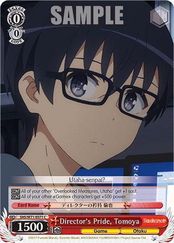 Director's Pride, Tomoya [Saekano How to Raise a Boring Girlfriend. flat] - POKÉ JEUX