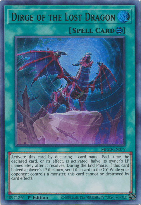 Dirge of the Lost Dragon [MP20-EN079] Ultra Rare - POKÉ JEUX