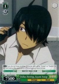 Dislikes Mornings, Koyomi Araragi (BM/S15-E036 U) [BAKEMONOGATARI] - POKÉ JEUX