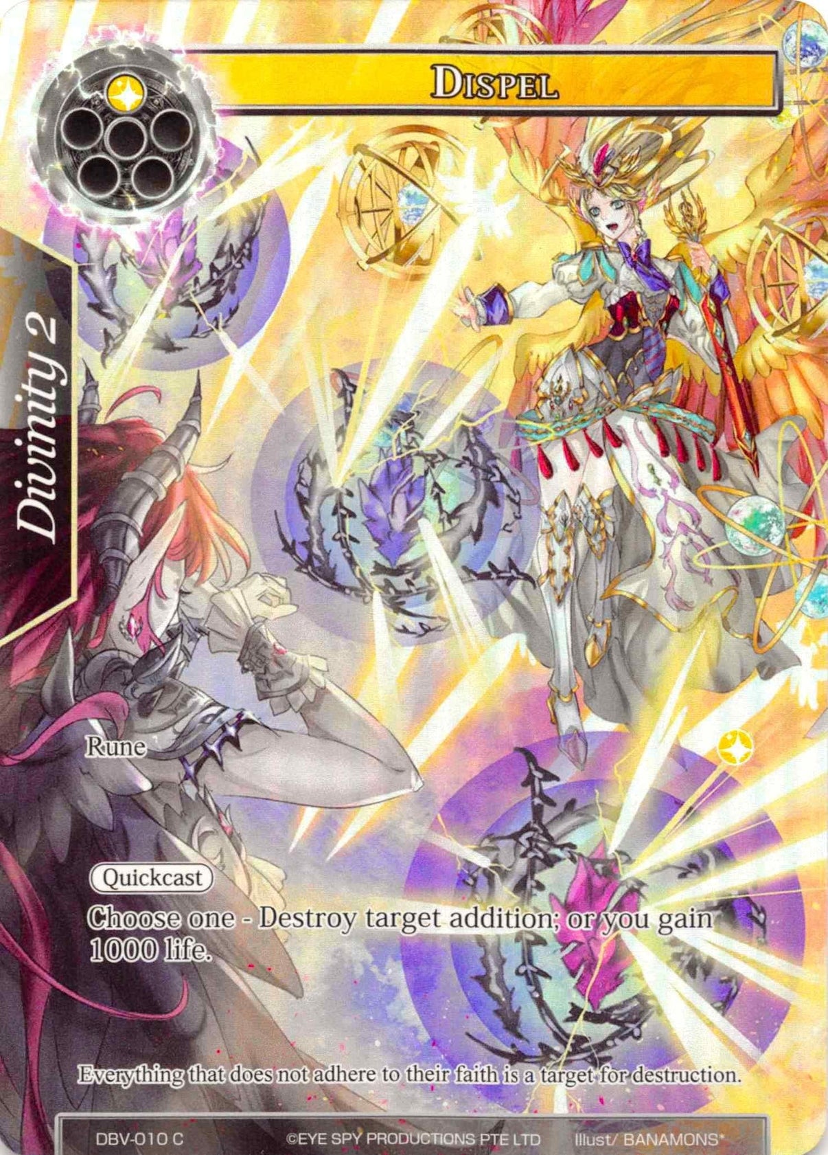 Dispel (Full Art) (DBV-010) [The Decisive Battle of Valhalla] - POKÉ JEUX