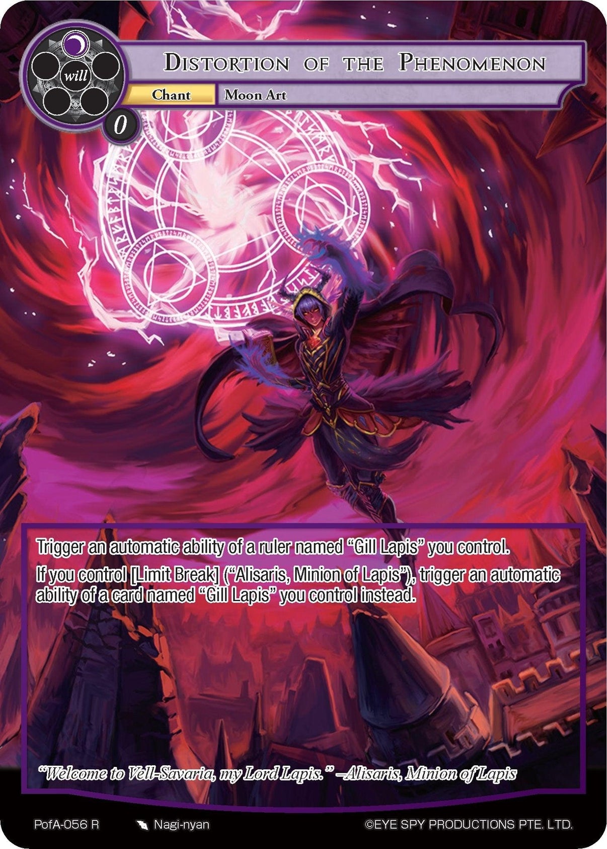 Distortion of the Phenomenon (Full Art) (PofA-056) [Alice Origin IV: Prologue of Attoractia] - POKÉ JEUX