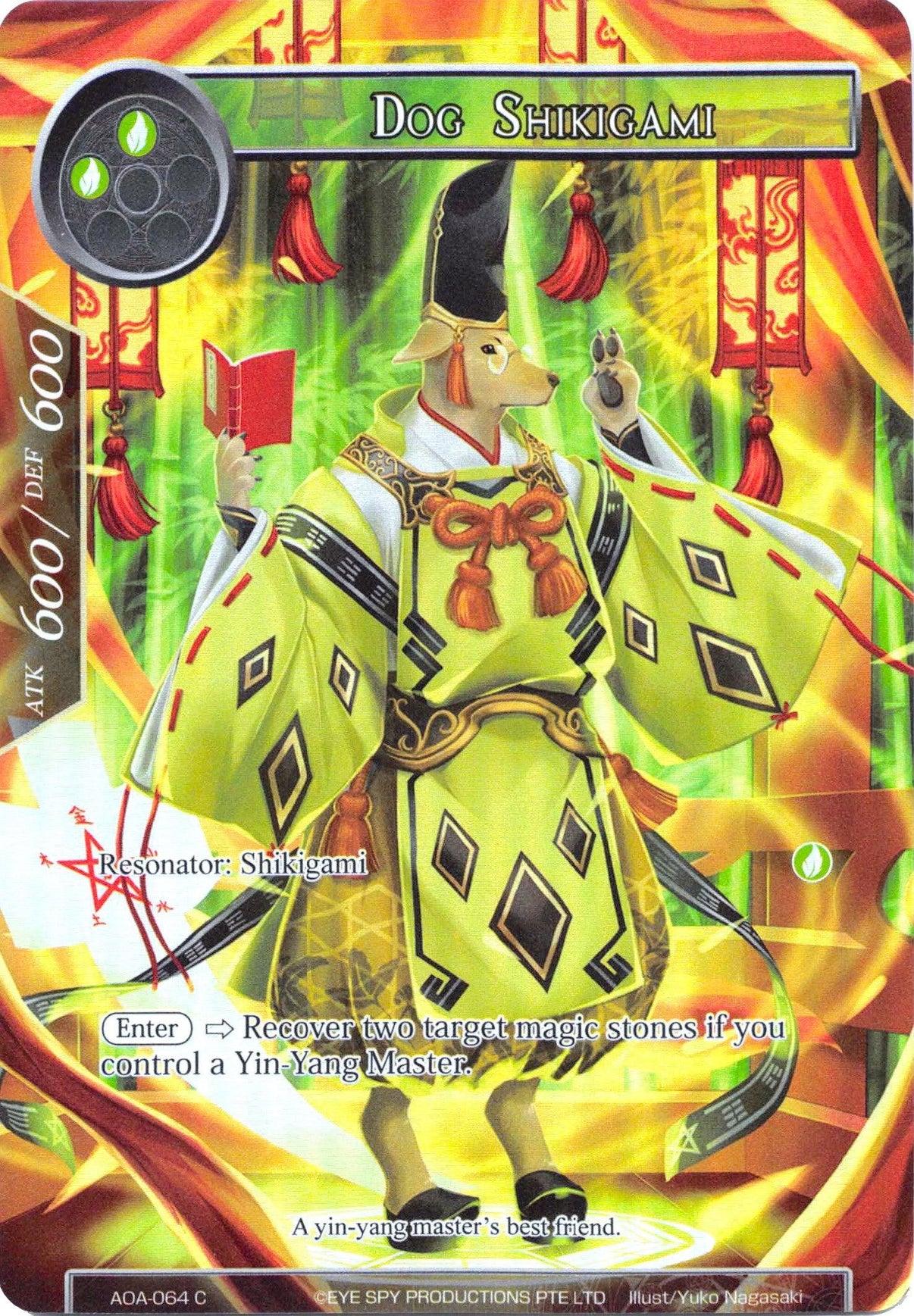 Dog Shikigami (Full Art) (AOA-064) [Awakening of the Ancients] - POKÉ JEUX