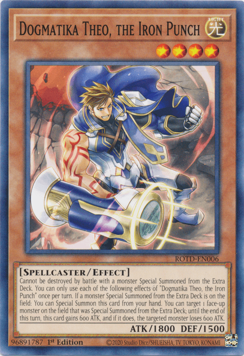 Dogmatika Theo, the Iron Punch [ROTD-EN006] Common - POKÉ JEUX
