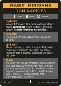 Dominarioes (Magic Minigame) [Dominaria United Minigame] - POKÉ JEUX