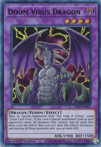Doom Virus Dragon (Blue) [DLCS-EN055] Ultra Rare - POKÉ JEUX