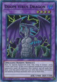 Doom Virus Dragon (Green) [DLCS-EN055] Ultra Rare - POKÉ JEUX