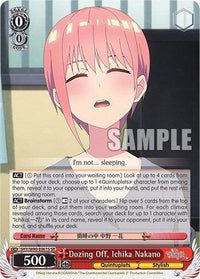 Dozing Off, Ichika Nakano (5HY/W90-E061S SR) [The Quintessential Quintuplets 2] - POKÉ JEUX