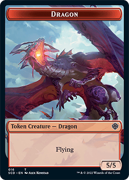 Dragon // Dragon Double-Sided Token [Starter Commander Decks] - POKÉ JEUX