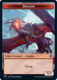 Dragon // Dragon Double-Sided Token [Starter Commander Decks] - POKÉ JEUX