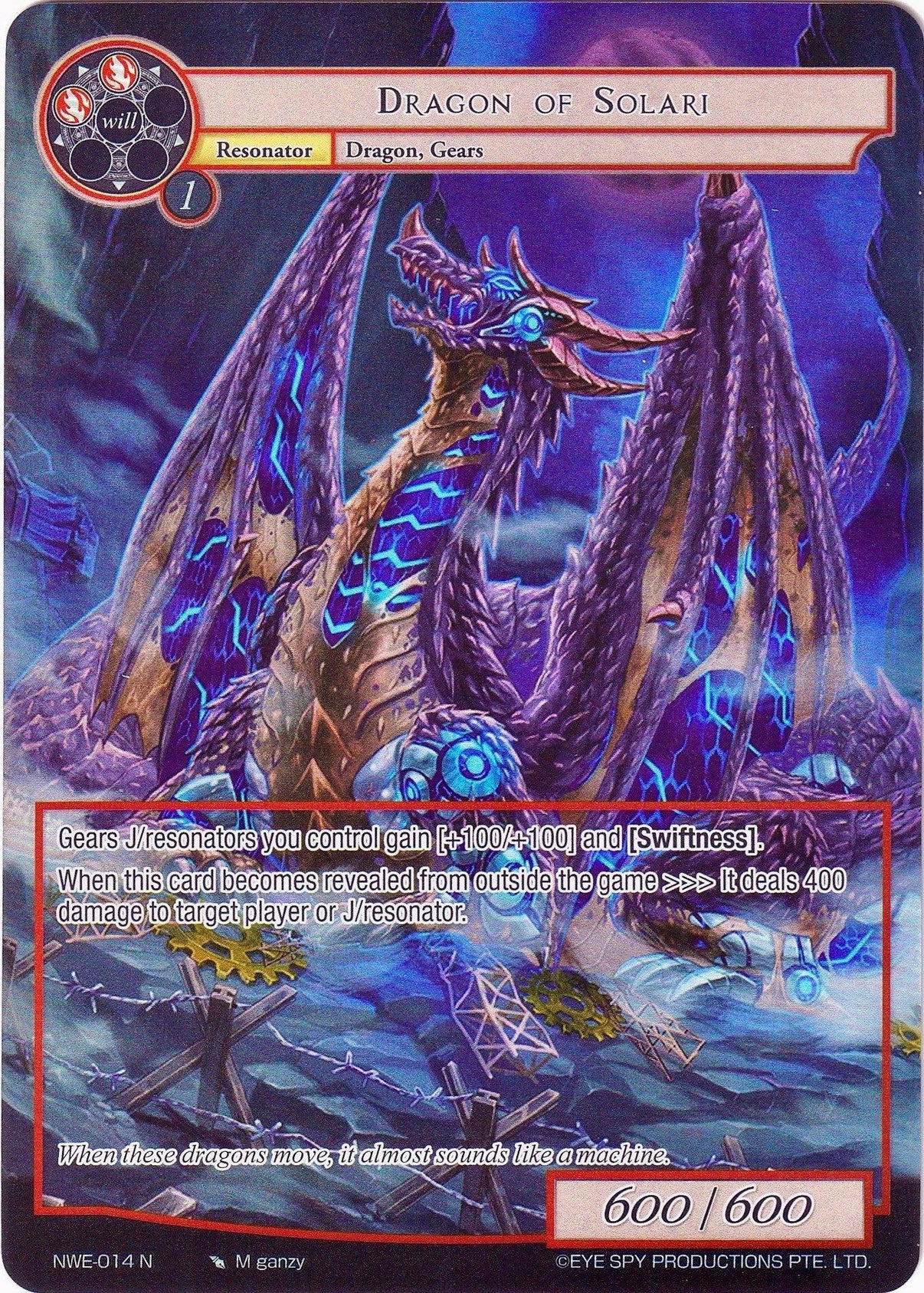 Dragon of Solari (Full Art) (NWE-014 N) [A New World Emerges] - POKÉ JEUX