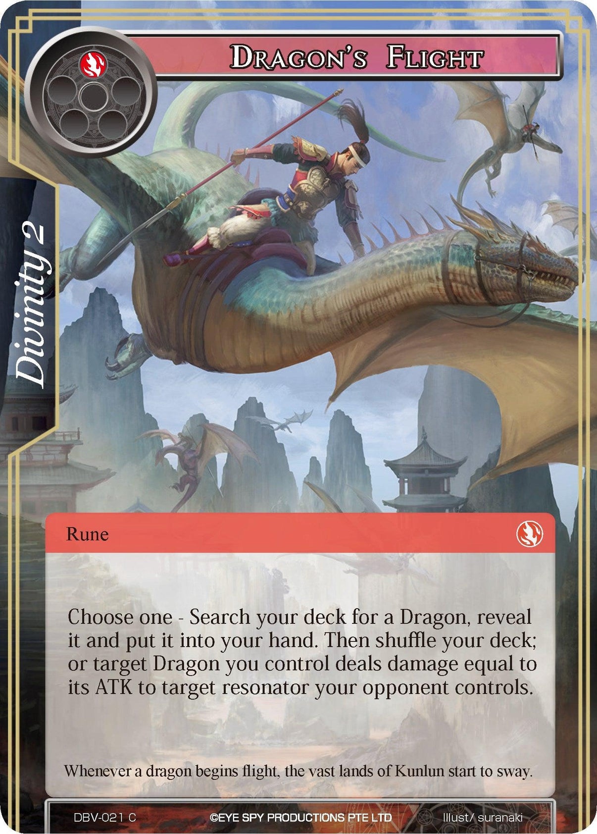 Dragon's Flight (DBV-021) [The Decisive Battle of Valhalla] - POKÉ JEUX