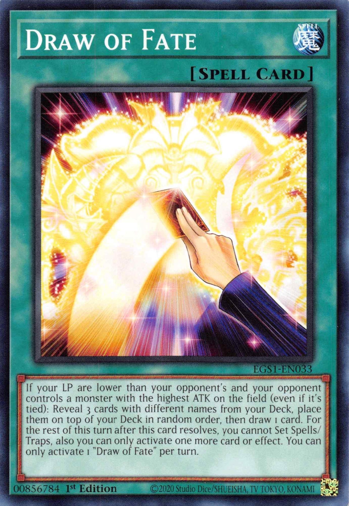 Draw of Fate [EGS1-EN033] Common - POKÉ JEUX
