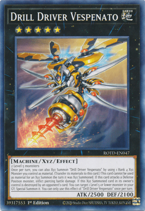 Drill Driver Vespenato [ROTD-EN047] Common - POKÉ JEUX