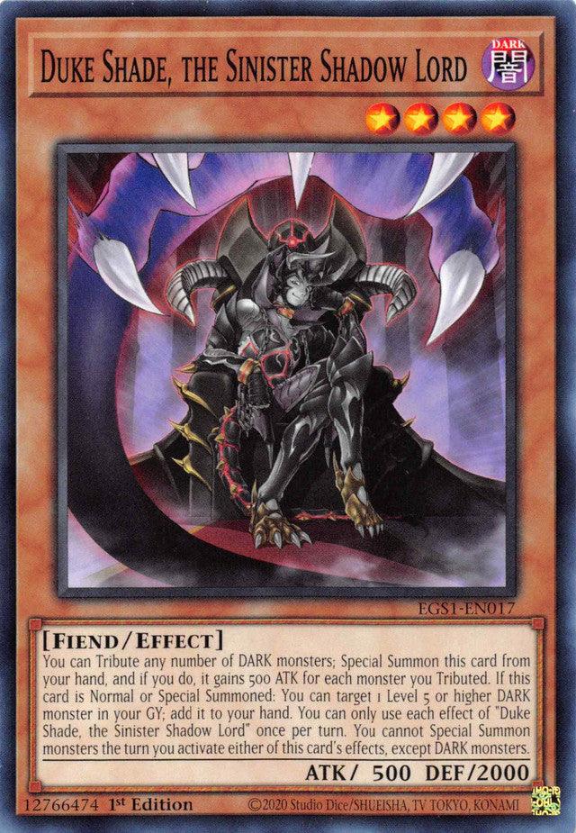 Duke Shade, the Sinister Shadow Lord [EGS1-EN017] Common - POKÉ JEUX