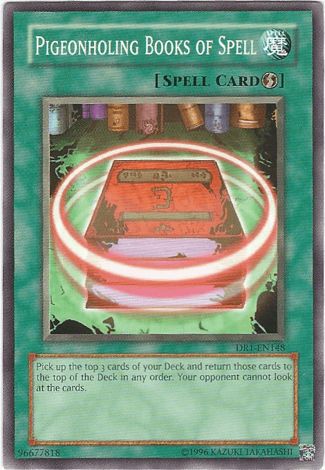 Pigeonholing Books of Spell [DR1-EN148] Common - POKÉ JEUX