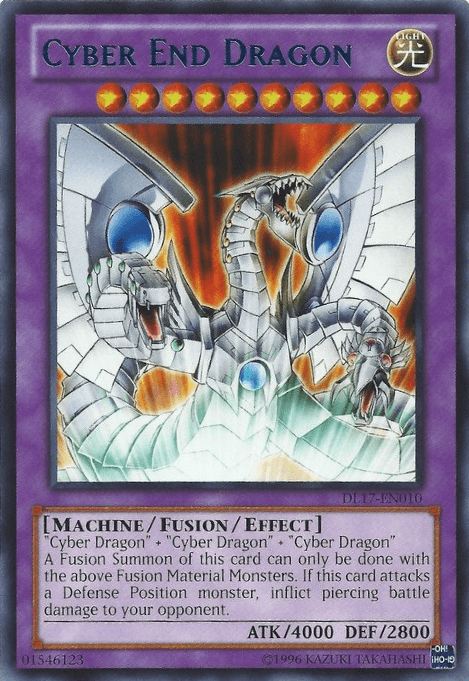 Cyber End Dragon (Blue) [DL17-EN010] Rare - POKÉ JEUX