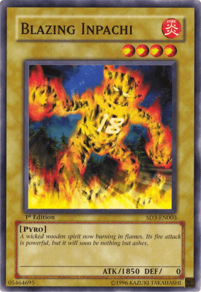 Blazing Inpachi [SD3-EN003] Common - POKÉ JEUX