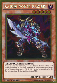 Kaiser Vorse Raider [MVP1-ENG02] Gold Rare - POKÉ JEUX