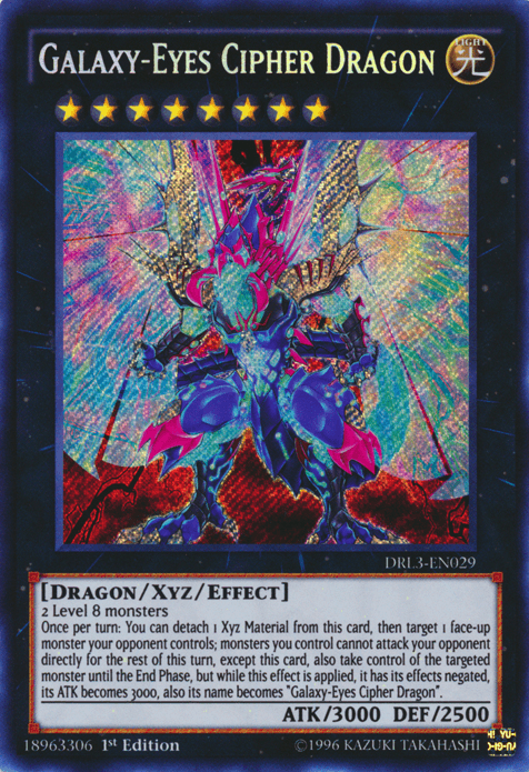 Galaxy-Eyes Cipher Dragon [DRL3-EN029] Secret Rare - POKÉ JEUX