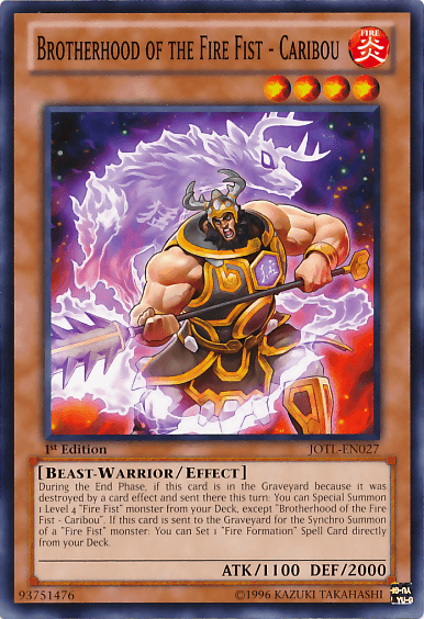 Brotherhood of the Fire Fist - Caribou [JOTL-EN027] Common - POKÉ JEUX