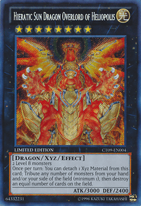 Hieratic Sun Dragon Overlord of Heliopolis [CT09-EN004] Secret Rare - POKÉ JEUX
